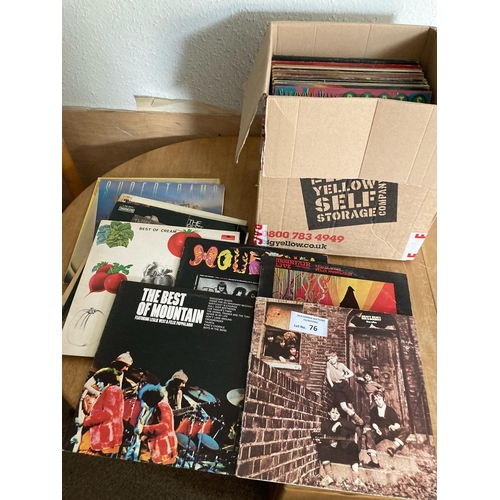 76 - Records : 30+ Rock Albums inc The Who, Mountain, Byrds etc