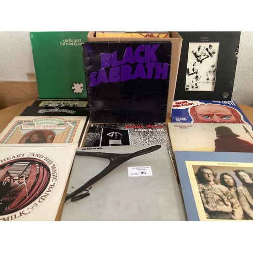 96 - Records : 30+ Progressive Rock Albums inc Black Sabbath, Gentle Giant, Captain Beefheart etc many fi... 