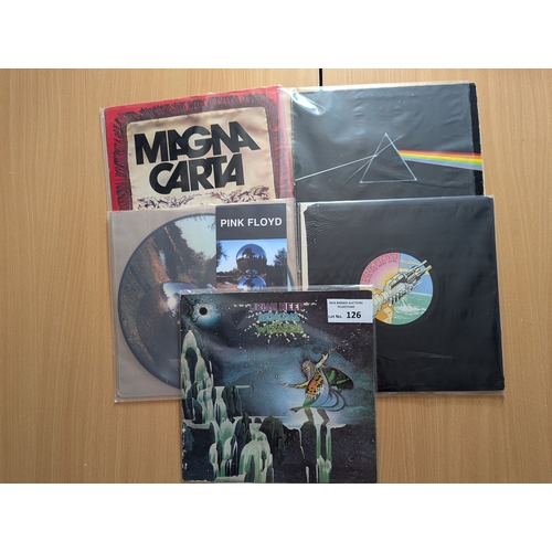 126 - Records: Collection of Rock/Prog Rock, including Uriah Heep, Pink Floyd, Magna Carta, Colosseum; inc... 