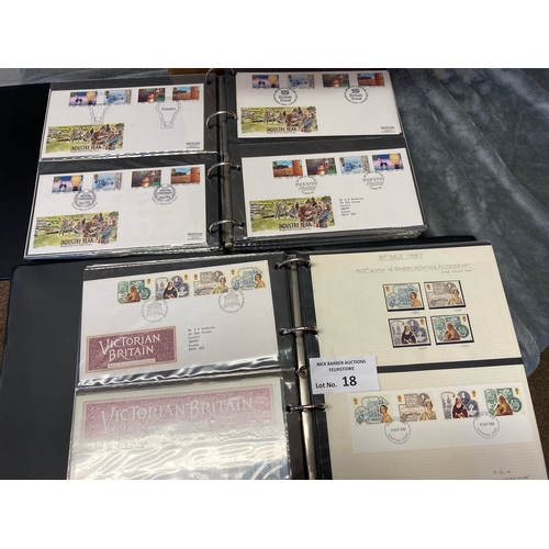 18 - Stamps: GB Collection up to 2016, including Mint and Used stamps, presentation packs, and FDCs, with... 