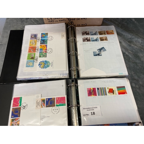 18 - Stamps: GB Collection up to 2016, including Mint and Used stamps, presentation packs, and FDCs, with... 