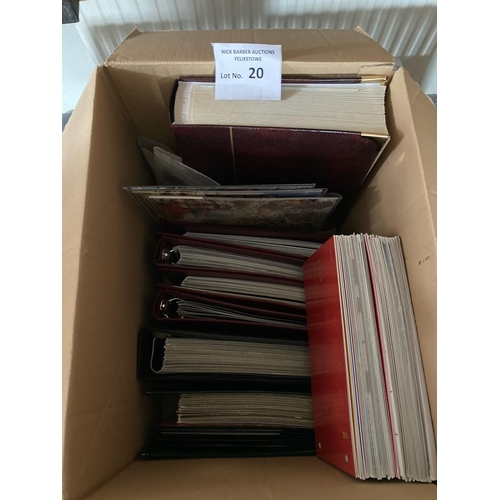 20 - Stamps: Jersey - large box including stamps and presentation packs up to 2019.