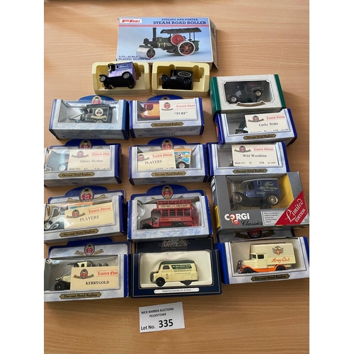 335 - Diecast: Assortment of mostly boxed diecast including Oxford Die-Cast, Corgi, Lledo and others; plus... 