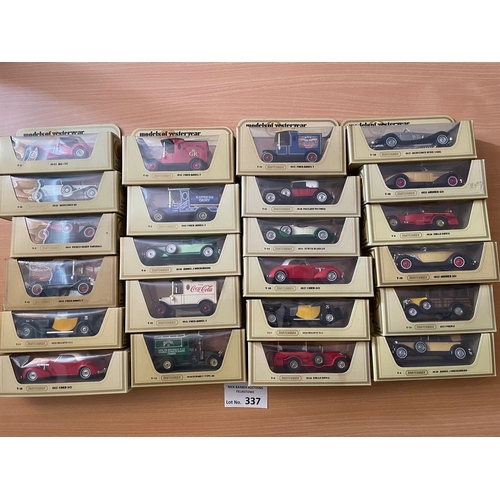 337 - Diecast: Assortment of Matchbox Models of Yesteryear, Days Gone, Oxford Diecast etc. boxed cars; (60... 