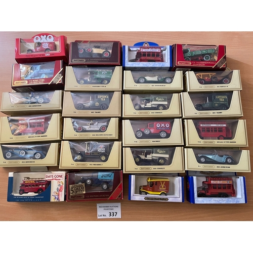 337 - Diecast: Assortment of Matchbox Models of Yesteryear, Days Gone, Oxford Diecast etc. boxed cars; (60... 