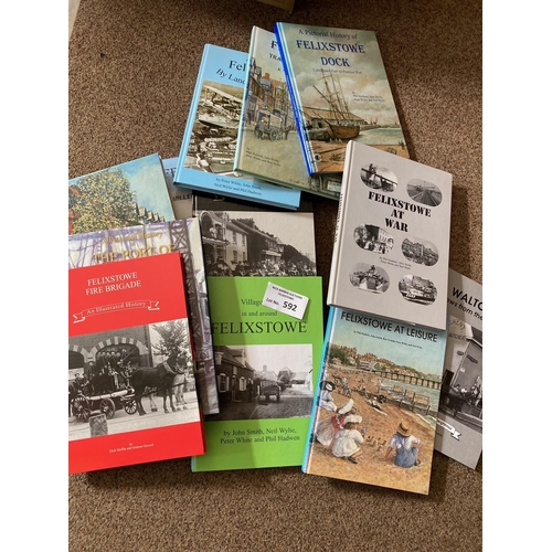 592 - Collectables: Felixstowe Books selection - all hardback and in fine condition; part of the recent se... 