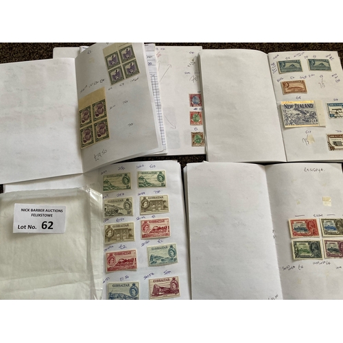 62 - Stamps: Circulated approval books (7); PTSA £475; commonwealth.