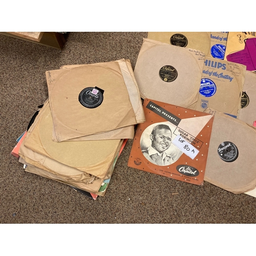 80a - Records: Collection of 78s, Jazz/Blues; including Garner, Bennett, Zeke Manners, Brothers Bones, Joe... 