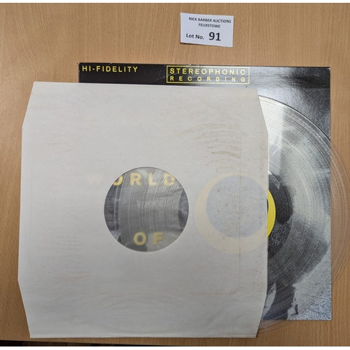 91 - Records: Everclear World of Noise clear vinyl, LE 500, Excellent condition (5017161110467).