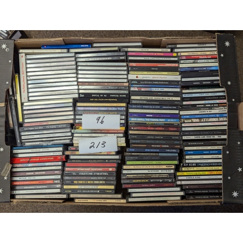 96 - Records; CDs: Large lot of original CDs, including The Rolling Stones, Genesis, Bob Dylan, Bruce Spr... 