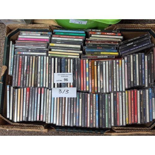 96 - Records; CDs: Large lot of original CDs, including The Rolling Stones, Genesis, Bob Dylan, Bruce Spr... 