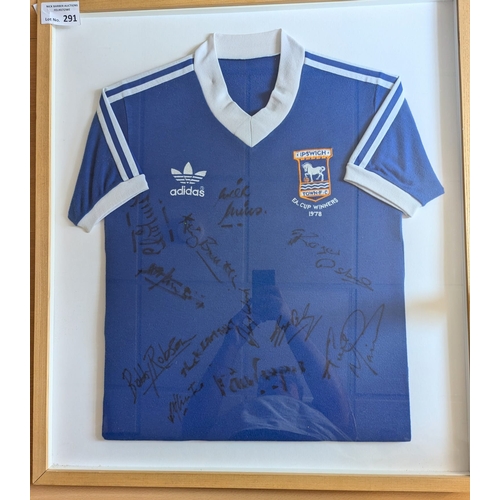 291 - Sports Memorabilia; Football: Ipswich Town no. 9 shirt, Paul Mariner, 1978/79 short sleeve original ... 