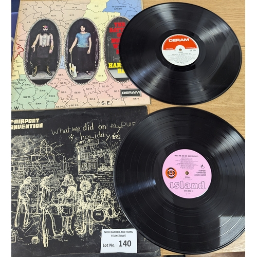 140 - Records: Assortment of collectable albums; UK press iconic albums, early issues of Fairport Conventi... 