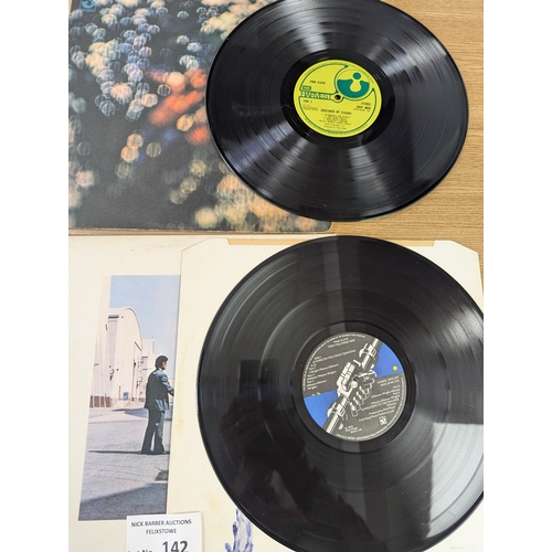 142 - Records: Pink Floyd - collection of albums including DSOTM, Final Cut, etc.; good original issues; 2... 