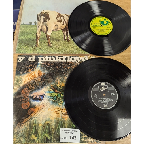 142 - Records: Pink Floyd - collection of albums including DSOTM, Final Cut, etc.; good original issues; 2... 