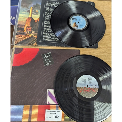 142 - Records: Pink Floyd - collection of albums including DSOTM, Final Cut, etc.; good original issues; 2... 