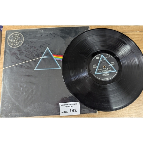 142 - Records: Pink Floyd - collection of albums including DSOTM, Final Cut, etc.; good original issues; 2... 