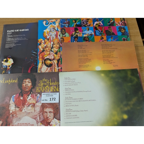 172 - Records: Jimi Hendrix 180 gram issue vinyls, all sealed; (6).