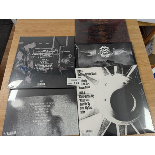 173 - Records: Punk assortment of new/sealed albums, including Discharge, Red Lorry Yellow Lorry; (5).