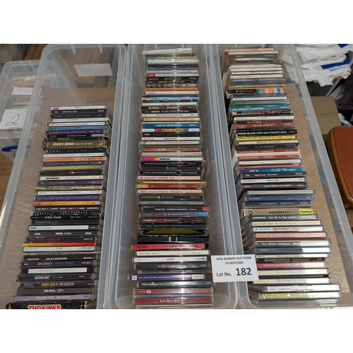 182 - Records; CDs: Collection of CDs (3x boxes) including promotional/demo from general Suffolk area (col... 