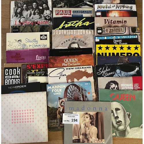 194 - Records: Box of approx. 50 7