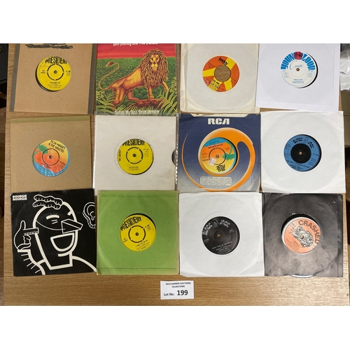 199 - Records: Bag of approx. 50 reggae 7