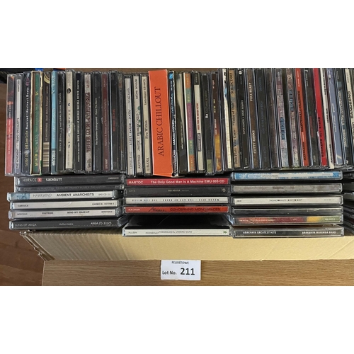 211 - Records; CDs: Box of approx. 80+ Ambient/Dub CDs.