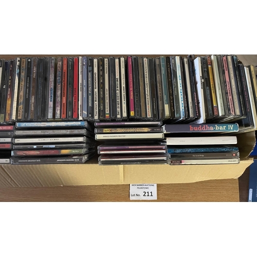 211 - Records; CDs: Box of approx. 80+ Ambient/Dub CDs.