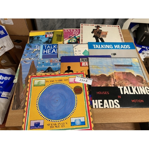 220a - Records: Collection of 14x Talking Heads albums and 12