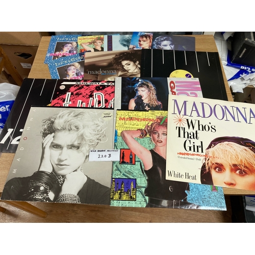 220b - Records: Madonna collection of 14x albums, 12