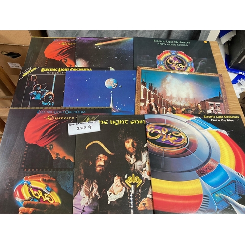 220g - Records: ELO albums x9, all in Excellent condition.