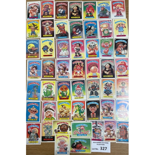 327 - Cards: Collection of Garbage Pail Kids cards, including Nasty Nick 1a; mostly good condition with so... 