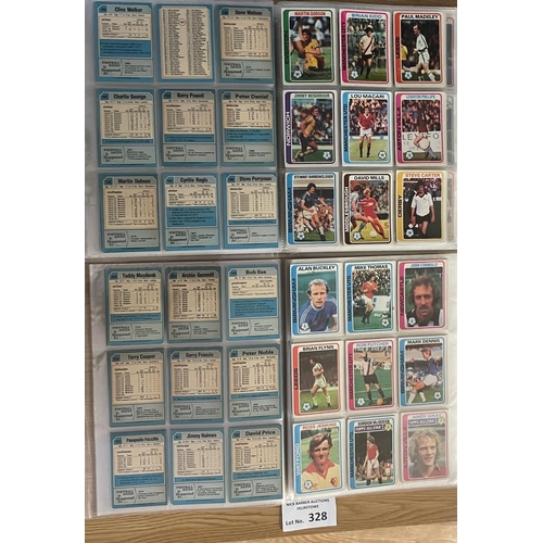 328 - Cards; Gum Cards: Football 1979/80 card set in Fine condition; 396 cards in set (6 missing); within ... 