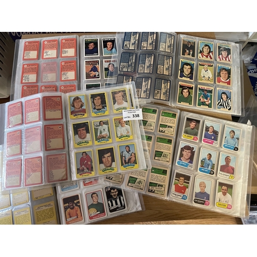 328 - Cards; Gum Cards: Football 1979/80 card set in Fine condition; 396 cards in set (6 missing); within ... 