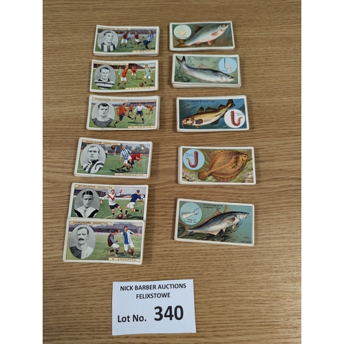 340 - Cards; Cigarette Cards: Collection of cigarette cards including full sets of Will's, Players, Church... 