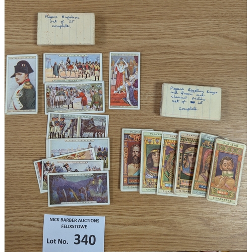 340 - Cards; Cigarette Cards: Collection of cigarette cards including full sets of Will's, Players, Church... 