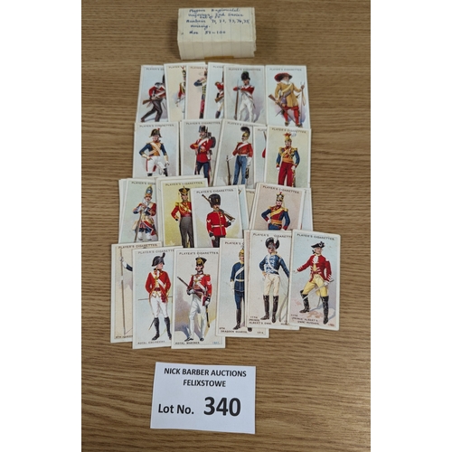 340 - Cards; Cigarette Cards: Collection of cigarette cards including full sets of Will's, Players, Church... 