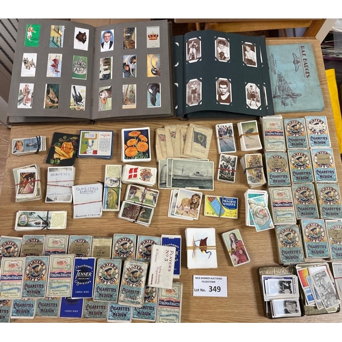 349 - Cards; Cigarette Cards: Large assortment of Player's and Churchman's cigarette cards, also including... 