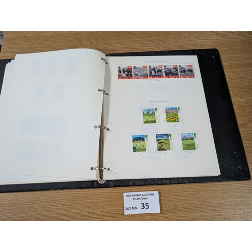 35 - Stamps: GB SG Vol. 3 1990-99 , commemoratives/definitives including Mint; FV of £400+; all mounted.