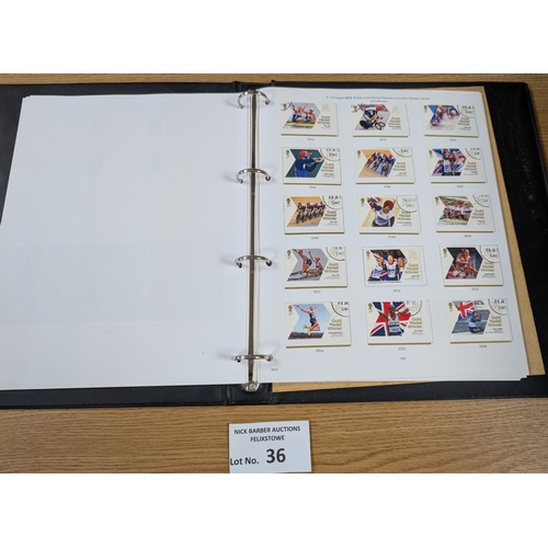 36 - Stamps: GB SG Vol. 6 2012-13 Mint issues; mounted with a FV of £550+; includes booklets, strips/sing... 