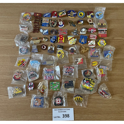 398 - Sports; Speedway: Collection of modern and collectable Speedway badges; mostly club; nice conditions... 