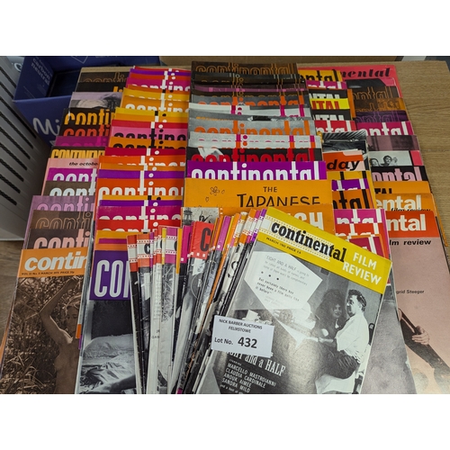 432 - Magazines; Adult Glamour: Collection of Continental and Continental Film Review magazines; generally... 