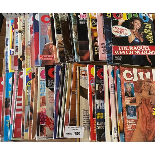 439 - Magazines; Adult Glamour: Collection of Club International magazines; generally Good conditions; (50... 