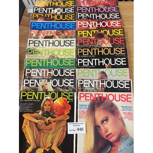 440 - Magazines; Adult Glamour: Collection of Penthouse magazines; generally Good conditions; (40+).