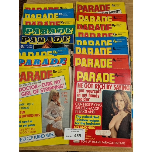 459 - Magazines; Adult Glamour: Parade 1972-74 - 74 issues plus other odd issues; Sexy Laughs, Man, etc.; ... 