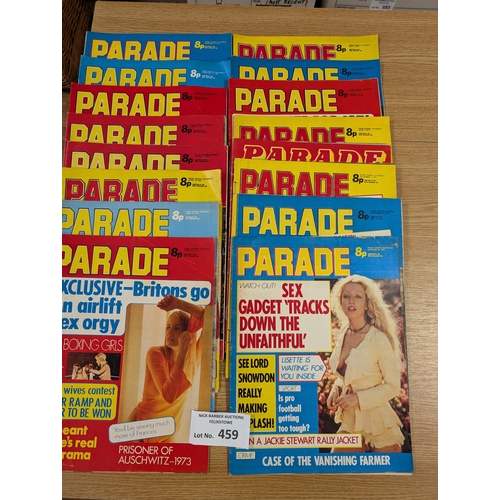 459 - Magazines; Adult Glamour: Parade 1972-74 - 74 issues plus other odd issues; Sexy Laughs, Man, etc.; ... 