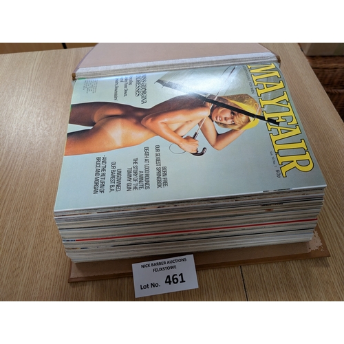 461 - Magazines; Adult Glamour: Mayfair Volume 10 issues 1-12, complete and bound, in fine condition.