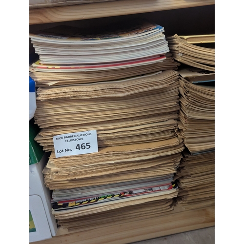 465 - Comics: Two large stacks of Beezer/Dandy/Beano/Beryl etc. comics, 1980s onwards.