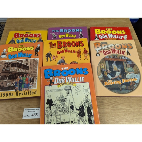 468 - Comics: Collection of The Broons books, generally decent conditions; (40+).