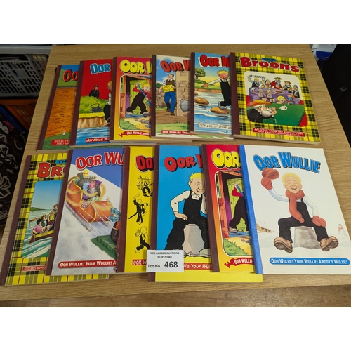 468 - Comics: Collection of The Broons books, generally decent conditions; (40+).